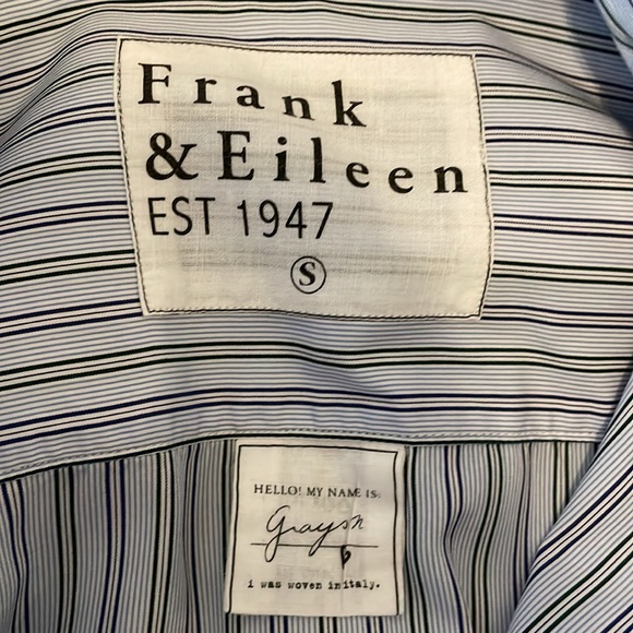 Frank and Eileen Grayson high low button down like new - Picture 4 of 5